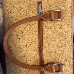 Cork and Tan Handbag